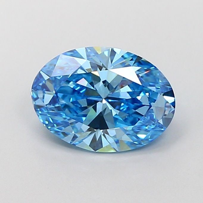 Loose Diamond - OVAL 2.3ct Fancy Vivid Blue VS1: Loose Diamond - OVAL 2.3ct Fancy Vivid Blue VS1 Source: This is a real non-mined Diamond that has been grown in a lab Shape: OVAL Carats: 2.3 Color: Fancy Vivid Blue Certification: IGI Video: