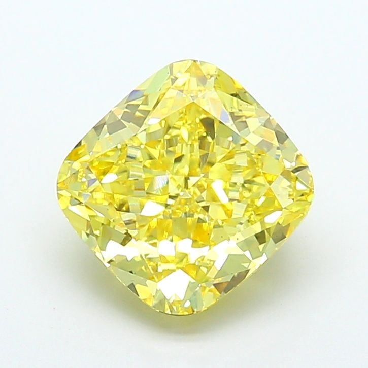 Loose Diamond - CUSHION MODIFIED 6.27ct Fancy Intense Yellow VS2: Loose Diamond - CUSHION MODIFIED 6.27ct Fancy Intense Yellow VS2 Source: This is a real non-mined Diamond that has been grown in a lab Shape: CUSHION MODIFIED Carats: 6.27 Color: Fancy Intense Yellow 