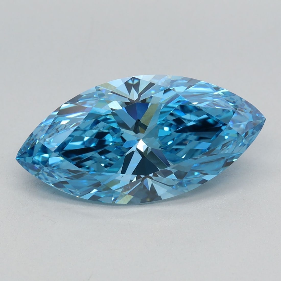 Loose Diamond - MARQUISE 2.09ct Fancy Vivid Blue VVS2: Loose Diamond - MARQUISE 2.09ct Fancy Vivid Blue VVS2 Source: This is a real non-mined Diamond that has been grown in a lab Shape: MARQUISE Carats: 2.09 Color: Fancy Vivid Blue Certification: IGI Vide