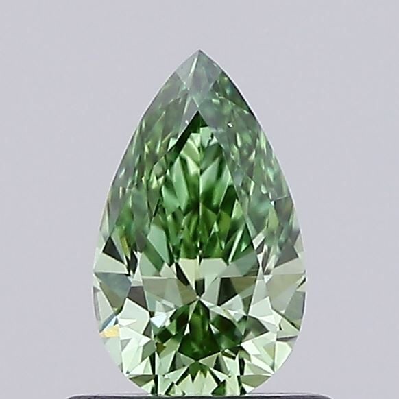 Loose Diamond - PEAR 0.61ct Fancy Vivid Green VS1: Loose Diamond - PEAR 0.61ct Fancy Vivid Green VS1 Source: This is a real non-mined Diamond that has been grown in a lab Shape: PEAR Carats: 0.61 Color: Fancy Vivid Green Certification: IGI Video: