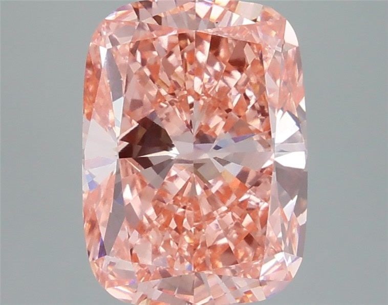 Loose Diamond - CUSHION MODIFIED 4.39ct Fancy Vivid Pink VS1: Loose Diamond - CUSHION MODIFIED 4.39ct Fancy Vivid Pink VS1 Source: This is a real non-mined Diamond that has been grown in a lab Shape: CUSHION MODIFIED Carats: 4.39 Color: Fancy Vivid Pink