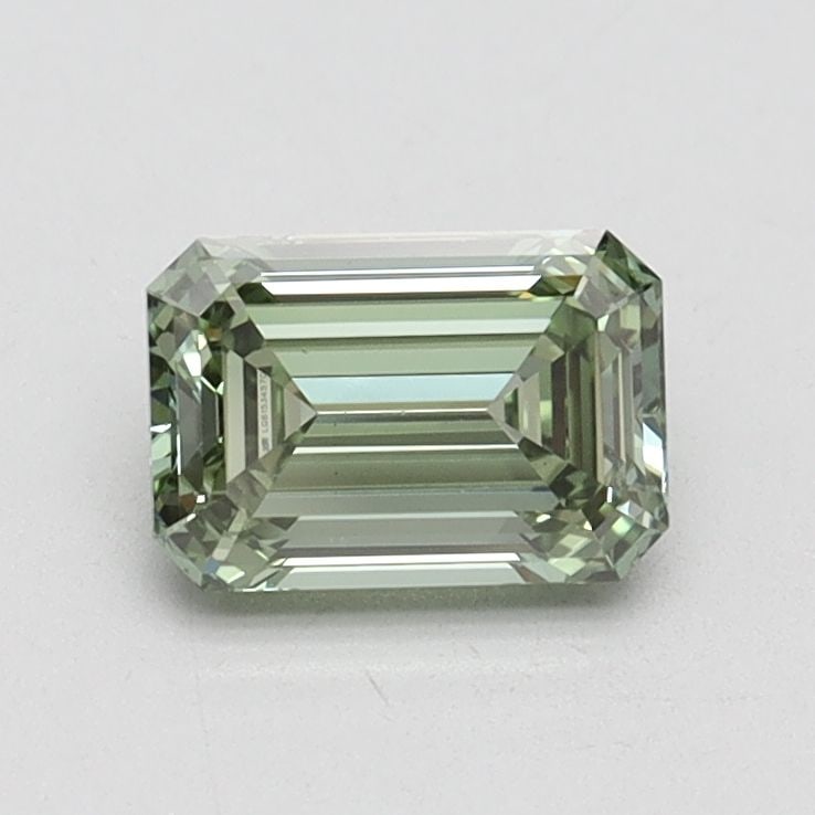 Loose Diamond - EMERALD 0.79ct Fancy Vivid Green VS1: Loose Diamond - EMERALD 0.79ct Fancy Vivid Green VS1 Source: This is a real non-mined Diamond that has been grown in a lab Shape: EMERALD Carats: 0.79 Color: Fancy Vivid Green Certification: IGI Video