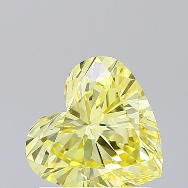 Loose Diamond - HEART 1.04ct Fancy Intense Yellow VVS1: Loose Diamond - HEART 1.04ct Fancy Intense Yellow VVS1 Source: This is a real non-mined Diamond that has been grown in a lab Shape: HEART Carats: 1.04 Color: Fancy Intense Yellow Certification: IGI Vi