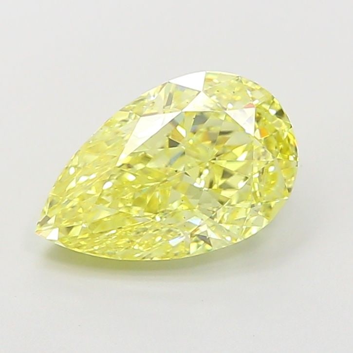 Loose Diamond - PEAR 2.39ct Fancy Intense Yellow VS2: Loose Diamond - PEAR 2.39ct Fancy Intense Yellow VS2 Source: This is a real non-mined Diamond that has been grown in a lab Shape: PEAR Carats: 2.39 Color: Fancy Intense Yellow Certification: IGI Video