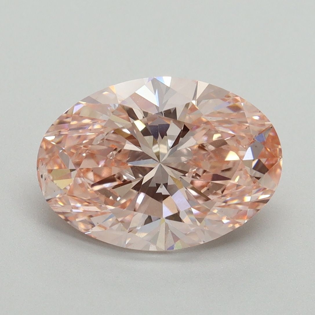 Loose Diamond - OVAL 3.04ct Fancy Vivid Pink SI1: Loose Diamond - OVAL 3.04ct Fancy Vivid Pink SI1 Source: This is a real non-mined Diamond that has been grown in a lab Shape: OVAL Carats: 3.04 Color: Fancy Vivid Pink Certification: IGI Video: