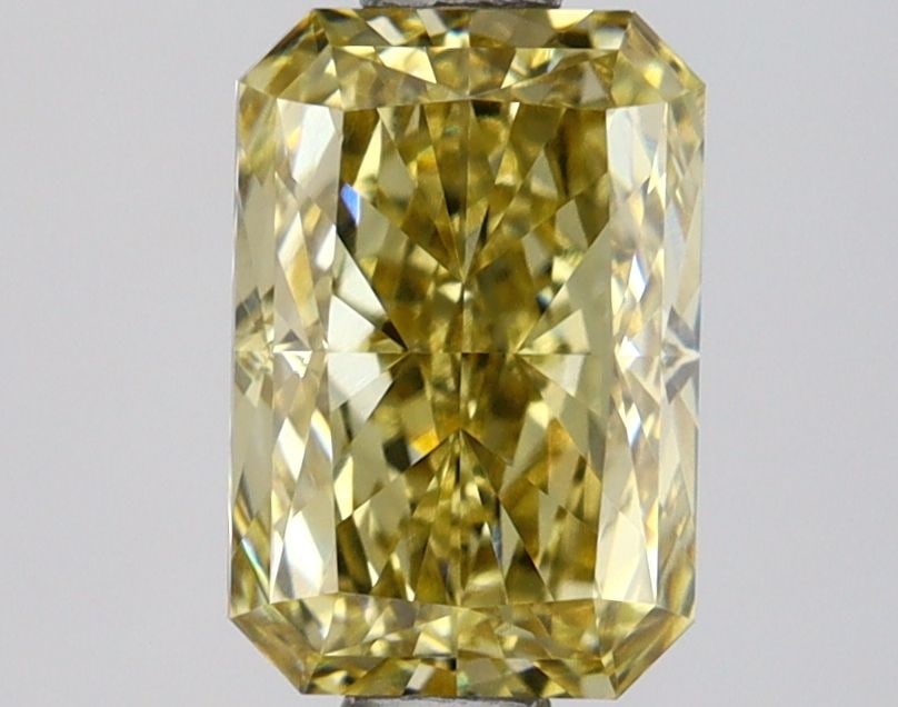 Loose Diamond - RADIANT 1.09ct Fancy Intense Yellow VVS1: Loose Diamond - RADIANT 1.09ct Fancy Intense Yellow VVS1 Source: This is a real non-mined Diamond that has been grown in a lab Shape: RADIANT Carats: 1.09 Color: Fancy Intense Yellow Certification: IG