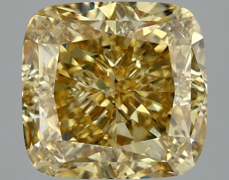 Loose Diamond - CUSHION MODIFIED 4.07ct Fancy Intense Yellow VS1: Loose Diamond - CUSHION MODIFIED 4.07ct Fancy Intense Yellow VS1 Source: This is a real non-mined Diamond that has been grown in a lab Shape: CUSHION MODIFIED Carats: 4.07 Color: Fancy Intense Yellow 