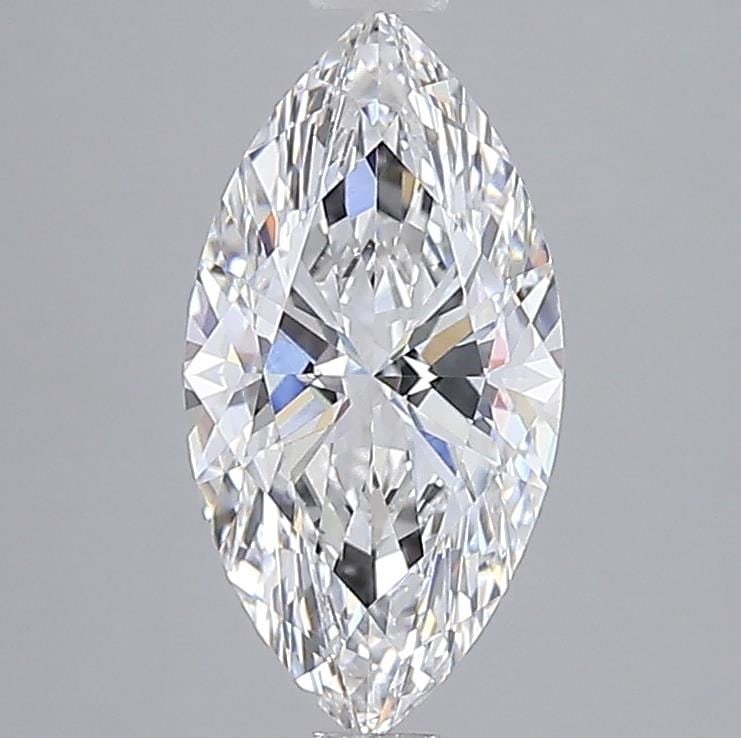 Loose Diamond - MARQUISE 2.08ct E VVS2: Loose Diamond - MARQUISE 2.08ct E VVS2 Source: This is a real non-mined Diamond that has been grown in a lab Shape: MARQUISE Carats: 2.08 Color: E Clarity: VVS2 Certification: IGI Video: