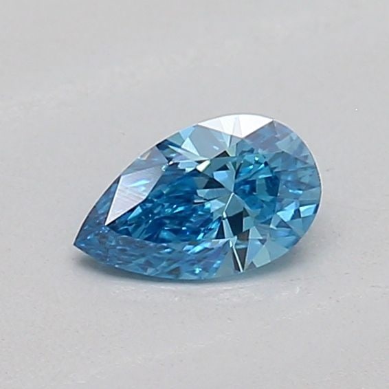 Loose Diamond - PEAR 0.15ct Fancy Vivid Blue VS1: Loose Diamond - PEAR 0.15ct Fancy Vivid Blue VS1 Source: This is a real non-mined Diamond that has been grown in a lab Shape: PEAR Carats: 0.15 Color: Fancy Vivid Blue Certification: IGI The Diamond D