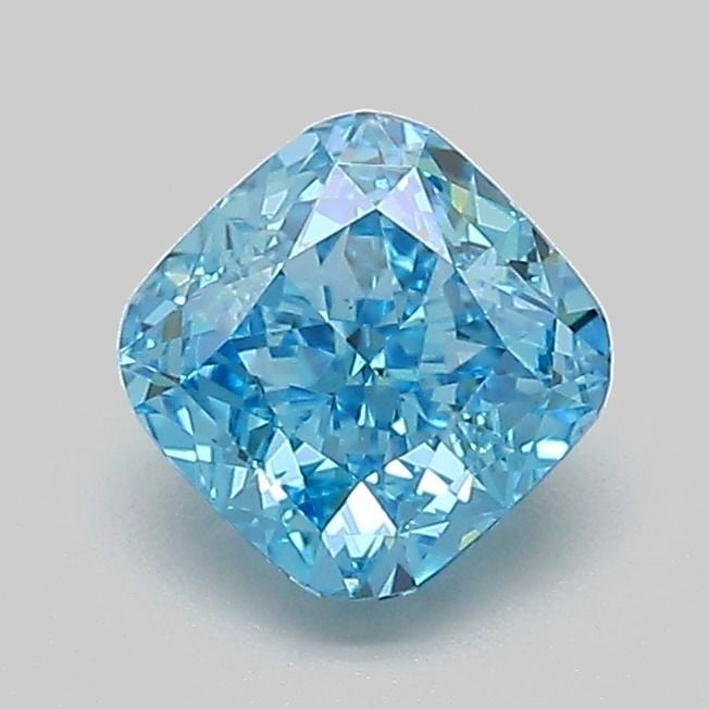 Loose Diamond - CUSHION MODIFIED 1.04ct Fancy Vivid Blue VS1: Loose Diamond - CUSHION MODIFIED 1.04ct Fancy Vivid Blue VS1 Source: This is a real non-mined Diamond that has been grown in a lab Shape: CUSHION MODIFIED Carats: 1.04 Color: Fancy Vivid Blue Certific