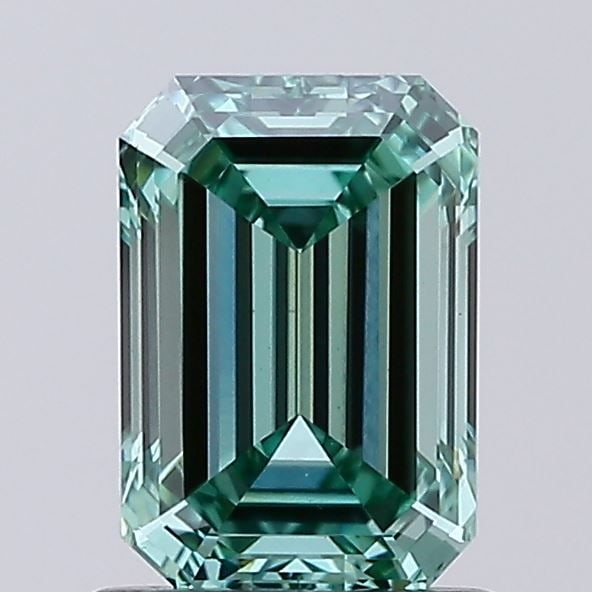 Loose Diamond - EMERALD 1.1ct Fancy Intense Green VVS2: Loose Diamond - EMERALD 1.1ct Fancy Intense Green VVS2 Source: This is a real non-mined Diamond that has been grown in a lab Shape: EMERALD Carats: 1.1 Color: Fancy Intense Green Certification: NONE V