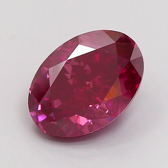 Loose Diamond - OVAL 2.14ct Fancy Vivid Pink VS1: Loose Diamond - OVAL 2.14ct Fancy Vivid Pink VS1 Source: This is a real non-mined Diamond that has been grown in a lab Shape: OVAL Carats: 2.14 Color: Fancy Vivid Pink Certification: NONE Video: