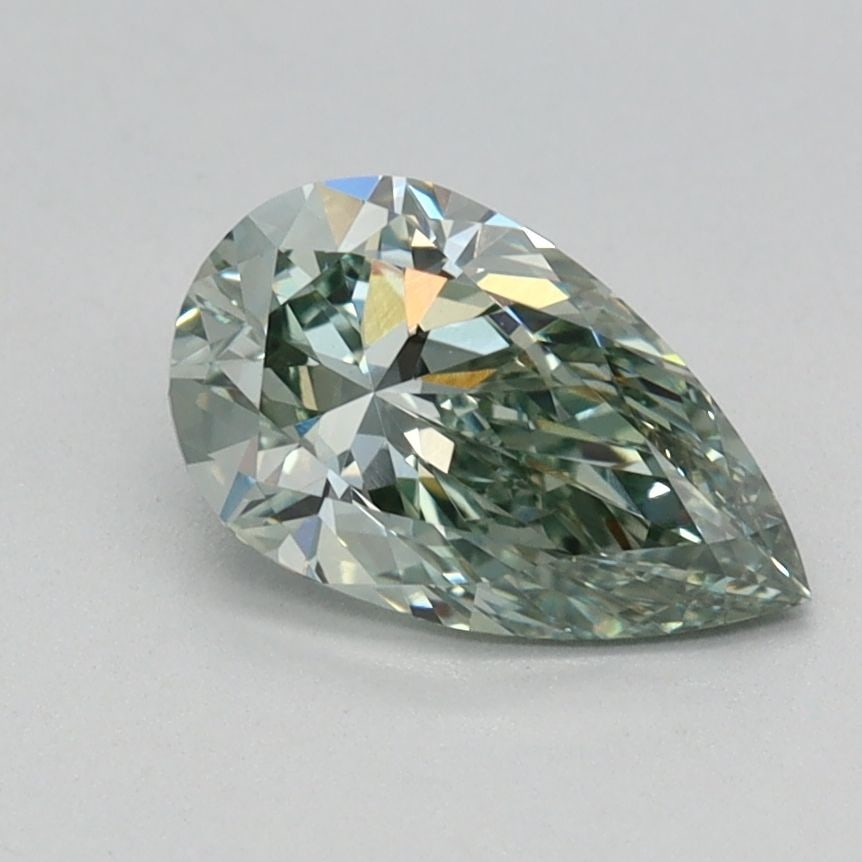 Loose Diamond - PEAR 0.75ct Fancy Intense Green VVS2: Loose Diamond - PEAR 0.75ct Fancy Intense Green VVS2 Source: This is a real non-mined Diamond that has been grown in a lab Shape: PEAR Carats: 0.75 Color: Fancy Intense Green Certification: IGI Video: