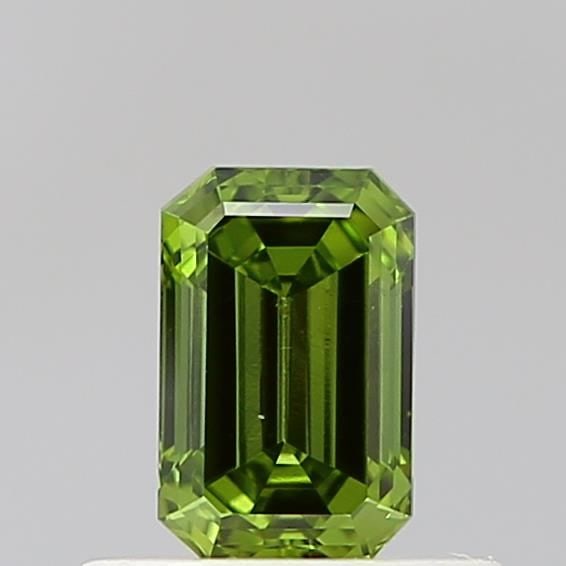 Loose Diamond - EMERALD 0.51ct Fancy Vivid Green VS2: Loose Diamond - EMERALD 0.51ct Fancy Vivid Green VS2 Source: This is a real non-mined Diamond that has been grown in a lab Shape: EMERALD Carats: 0.51 Color: Fancy Vivid Green Certification: IGI Video
