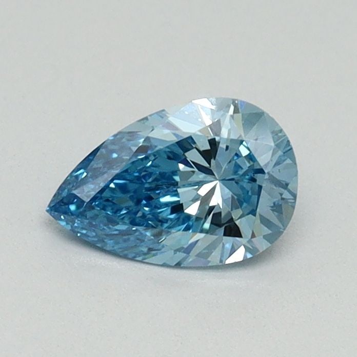 Loose Diamond - PEAR 0.48ct Fancy Blue VS2: Loose Diamond - PEAR 0.48ct Fancy Blue VS2 Source: This is a real non-mined Diamond that has been grown in a lab Shape: PEAR Carats: 0.48 Color: Fancy Blue Certification: NONE Video: