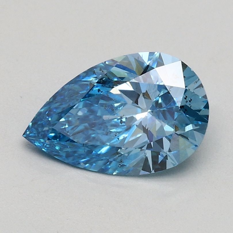 Loose Diamond - PEAR 0.75ct Fancy Vivid Blue SI2: Loose Diamond - PEAR 0.75ct Fancy Vivid Blue SI2 Source: This is a real non-mined Diamond that has been grown in a lab Shape: PEAR Carats: 0.75 Color: Fancy Vivid Blue Certification: IGI Video:
