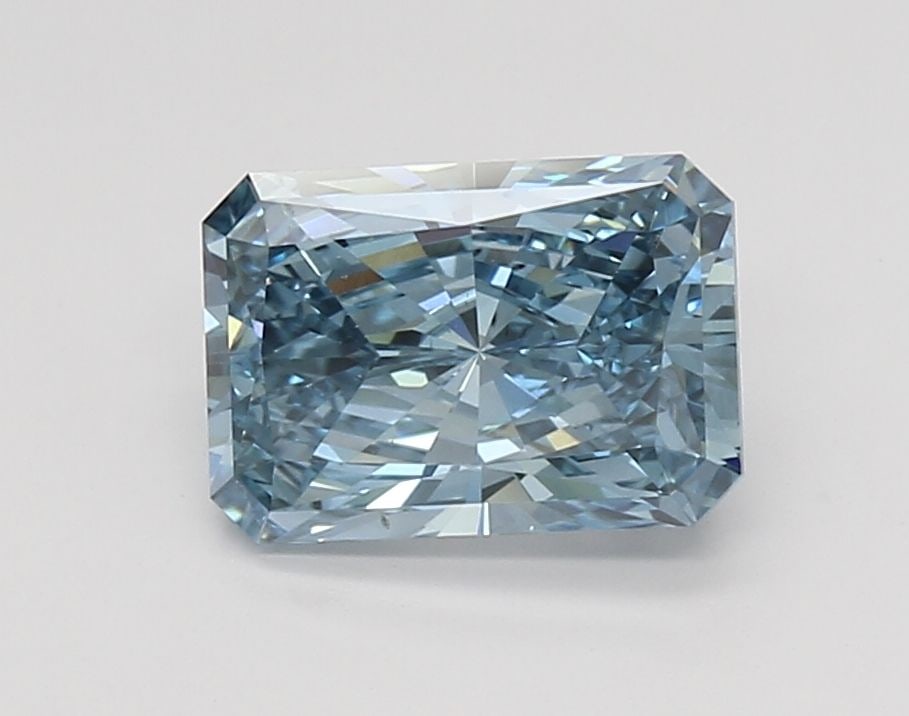 Loose Diamond - RADIANT 2.08ct Fancy Vivid Blue VS1: Loose Diamond - RADIANT 2.08ct Fancy Vivid Blue VS1 Source: This is a real non-mined Diamond that has been grown in a lab Shape: RADIANT Carats: 2.08 Color: Fancy Vivid Blue Certification: IGI Video: