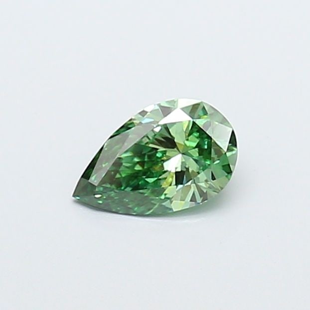 Loose Diamond - PEAR 0.55ct Fancy Vivid Green VVS2: Loose Diamond - PEAR 0.55ct Fancy Vivid Green VVS2 Source: This is a real non-mined Diamond that has been grown in a lab Shape: PEAR Carats: 0.55 Color: Fancy Vivid Green Certification: IGI Video: