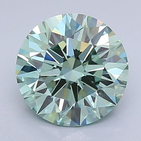 Ideal Loose Diamond - ROUND 1.79ct Fancy Vivid Green VS1: Ideal Loose Diamond - ROUND 1.79ct Fancy Vivid Green VS1 Source: This is a real non-mined Diamond that has been grown in a lab Shape: ROUND Carats: 1.79 Color: Fancy Vivid Green Certification: IGI Vid