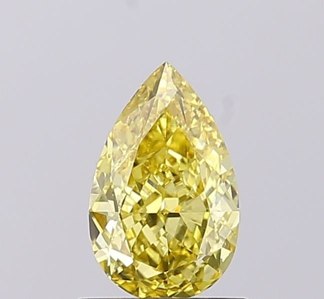 Loose Diamond - PEAR 1.01ct Fancy Intense Yellow VS1: Loose Diamond - PEAR 1.01ct Fancy Intense Yellow VS1 Source: This is a real non-mined Diamond that has been grown in a lab Shape: PEAR Carats: 1.01 Color: Fancy Intense Yellow Certification: IGI Video