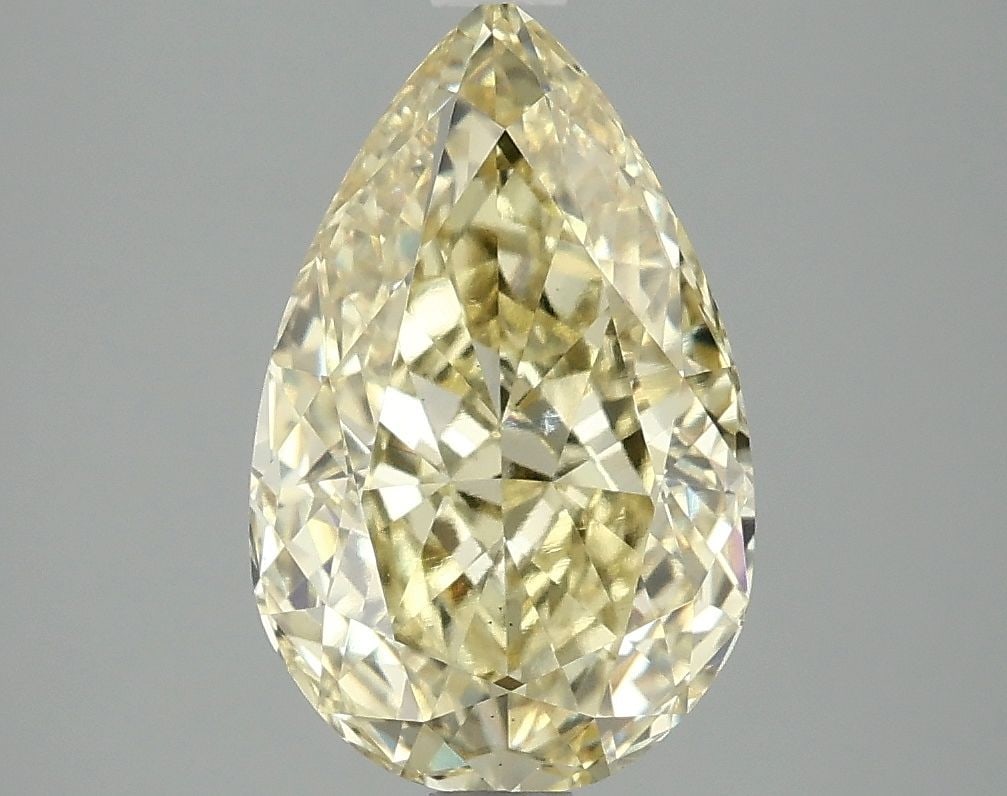Loose Diamond - PEAR 3.07ct Fancy Intense Yellow VS2: Loose Diamond - PEAR 3.07ct Fancy Intense Yellow VS2 Source: This is a real non-mined Diamond that has been grown in a lab Shape: PEAR Carats: 3.07 Color: Fancy Intense Yellow Certification: IGI Video
