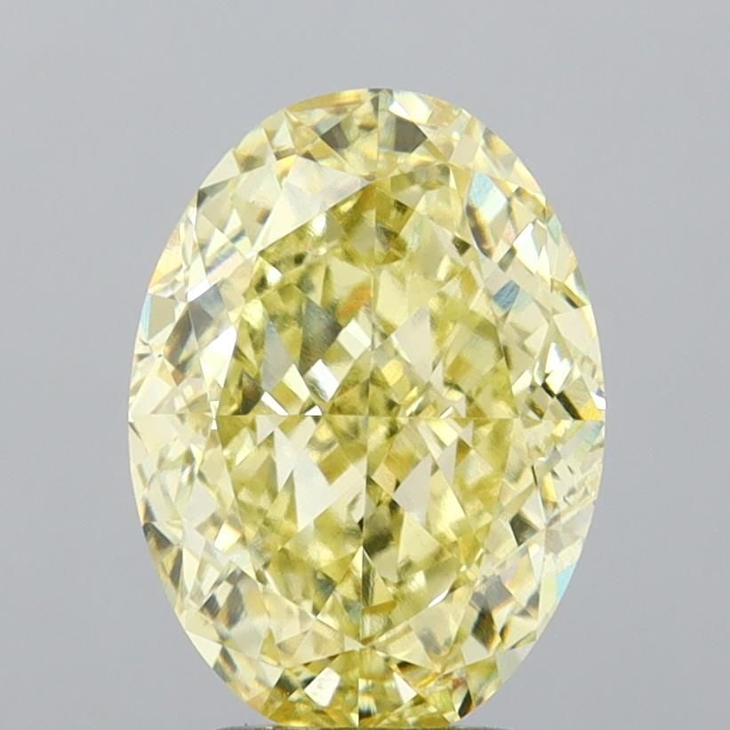 Loose Diamond - OVAL 4.04ct Fancy Intense Yellow VS1: Loose Diamond - OVAL 4.04ct Fancy Intense Yellow VS1 Source: This is a real non-mined Diamond that has been grown in a lab Shape: OVAL Carats: 4.04 Color: Fancy Intense Yellow Certification: IGI Video