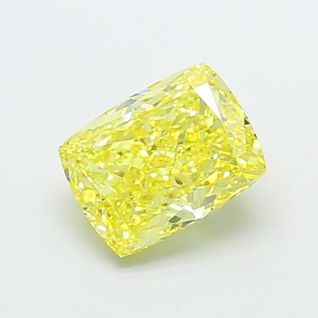 Loose Diamond - CUSHION MODIFIED 2.01ct Fancy Vivid Yellow VS1 (1 of 1)