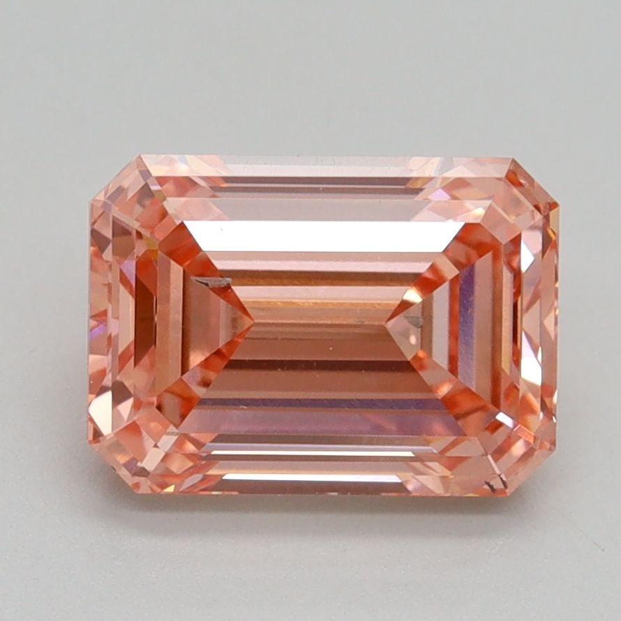 Loose Diamond - EMERALD 2.53ct Fancy Intense Pink SI1: Loose Diamond - EMERALD 2.53ct Fancy Intense Pink SI1 Source: This is a real non-mined Diamond that has been grown in a lab Shape: EMERALD Carats: 2.53 Color: Fancy Intense Pink Certification: IGI Vid