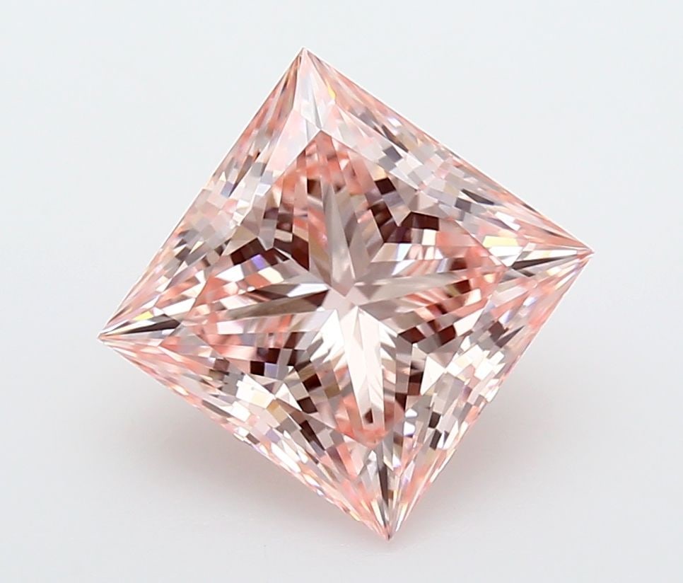 Loose Diamond - PRINCESS 4.04ct Fancy Intense Pink VS1: Loose Diamond - PRINCESS 4.04ct Fancy Intense Pink VS1 Source: This is a real non-mined Diamond that has been grown in a lab Shape: PRINCESS Carats: 4.04 Color: Fancy Intense Pink Certification: IGI V