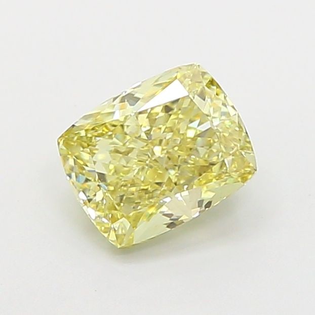 Loose Diamond - CUSHION MODIFIED 1.33ct Fancy Yellow VS1: Loose Diamond - CUSHION MODIFIED 1.33ct Fancy Yellow VS1 Source: This is a real non-mined Diamond that has been grown in a lab Shape: CUSHION MODIFIED Carats: 1.33 Color: Fancy Yellow Certification: I