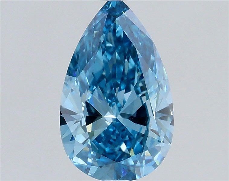 Loose Diamond - PEAR 0.52ct Fancy Vivid Blue VS2: Loose Diamond - PEAR 0.52ct Fancy Vivid Blue VS2 Source: This is a real non-mined Diamond that has been grown in a lab Shape: PEAR Carats: 0.52 Color: Fancy Vivid Blue Certification: IGI Video: