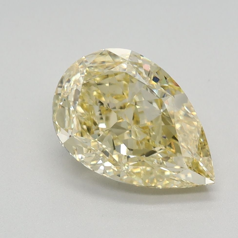 Loose Diamond - PEAR 1.7ct Fancy Intense Yellow VS1: Loose Diamond - PEAR 1.7ct Fancy Intense Yellow VS1 Source: This is a real non-mined Diamond that has been grown in a lab Shape: PEAR Carats: 1.7 Color: Fancy Intense Yellow Certification: IGI Video: