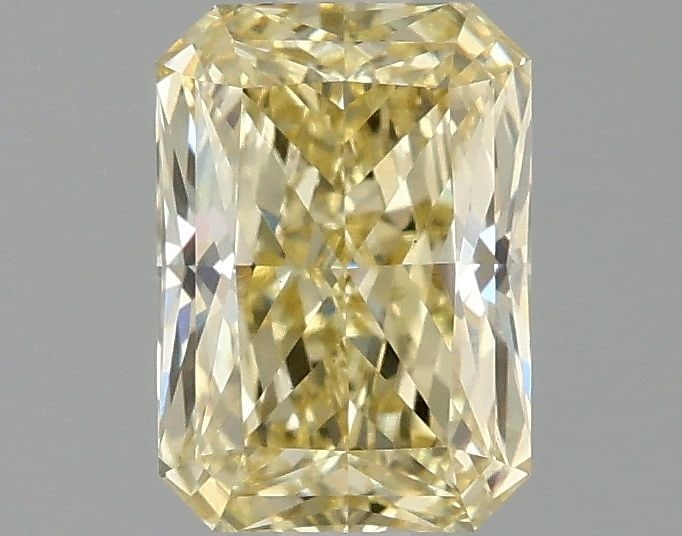 Loose Diamond - RADIANT 1.59ct Fancy Yellow VS1: Loose Diamond - RADIANT 1.59ct Fancy Yellow VS1 Source: This is a real non-mined Diamond that has been grown in a lab Shape: RADIANT Carats: 1.59 Color: Fancy Yellow Certification: IGI Video: