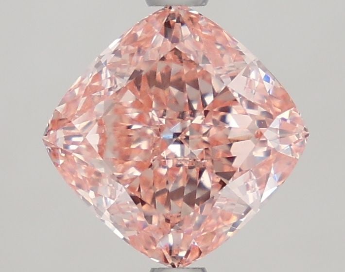 Loose Diamond - CUSHION MODIFIED 2.04ct Fancy Intense Pink VVS2: Loose Diamond - CUSHION MODIFIED 2.04ct Fancy Intense Pink VVS2 Source: This is a real non-mined Diamond that has been grown in a lab Shape: CUSHION MODIFIED Carats: 2.04 Color: Fancy Intense Pink Cer