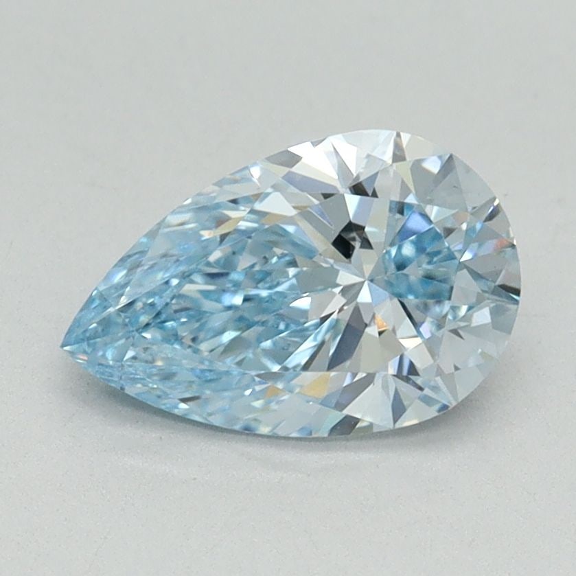 Loose Diamond - PEAR 1.12ct Fancy Intense Blue VS1: Loose Diamond - PEAR 1.12ct Fancy Intense Blue VS1 Source: This is a real non-mined Diamond that has been grown in a lab Shape: PEAR Carats: 1.12 Color: Fancy Intense Blue Certification: IGI Video: