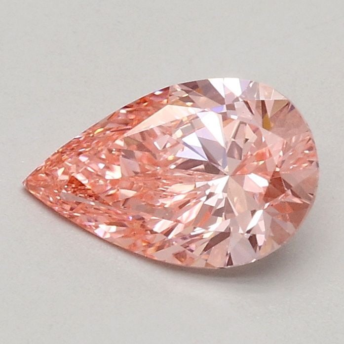 Loose Diamond - PEAR 0.59ct Fancy Vivid Pink VS1: Loose Diamond - PEAR 0.59ct Fancy Vivid Pink VS1 Source: This is a real non-mined Diamond that has been grown in a lab Shape: PEAR Carats: 0.59 Color: Fancy Vivid Pink Certification: IGI Video: