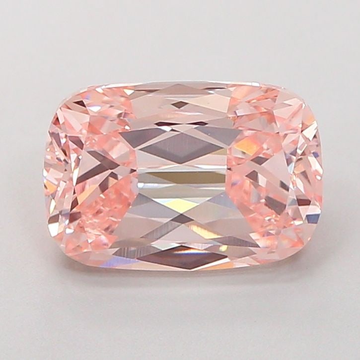 Loose Diamond - CUSHION MODIFIED 3.0ct Fancy Intense Pink VS1: Loose Diamond - CUSHION MODIFIED 3.0ct Fancy Intense Pink VS1 Source: This is a real non-mined Diamond that has been grown in a lab Shape: CUSHION MODIFIED Carats: 3.0 Color: Fancy Intense Pink Certif