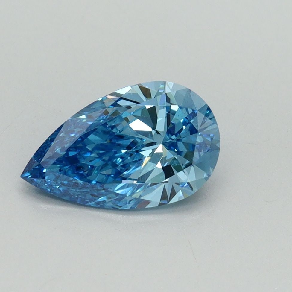 Loose Diamond - PEAR 1.0ct Fancy Vivid Blue VS2: Loose Diamond - PEAR 1.0ct Fancy Vivid Blue VS2 Source: This is a real non-mined Diamond that has been grown in a lab Shape: PEAR Carats: 1.0 Color: Fancy Vivid Blue Certification: IGI Video: