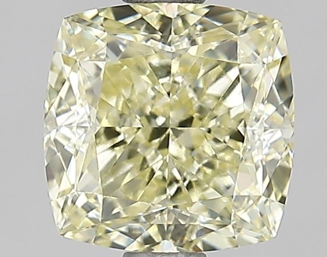 Loose Diamond - CUSHION MODIFIED 1.51ct Fancy Yellow VS1: Loose Diamond - CUSHION MODIFIED 1.51ct Fancy Yellow VS1 Source: This is a real non-mined Diamond that has been grown in a lab Shape: CUSHION MODIFIED Carats: 1.51 Color: Fancy Yellow Certification: I