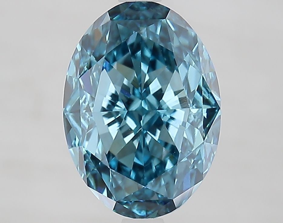 Loose Diamond - OVAL 3.58ct Fancy Vivid Blue VVS2 (1 of 1)
