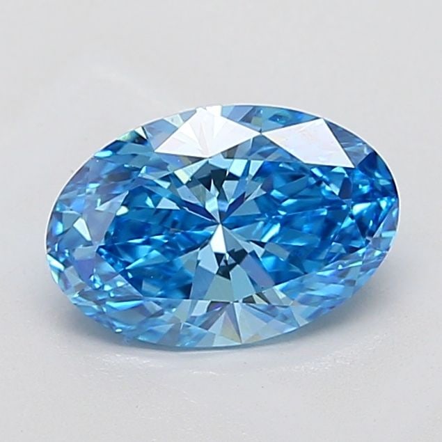 Loose Diamond - OVAL 2.07ct Fancy Vivid Blue VVS2: Loose Diamond - OVAL 2.07ct Fancy Vivid Blue VVS2 Source: This is a real non-mined Diamond that has been grown in a lab Shape: OVAL Carats: 2.07 Color: Fancy Vivid Blue Certification: IGI The Diamond 