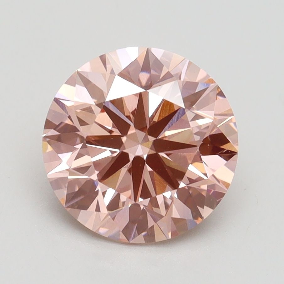Ideal Loose Diamond - ROUND 2.19ct Fancy Intense Pink VS2: Ideal Loose Diamond - ROUND 2.19ct Fancy Intense Pink VS2 Source: This is a real non-mined Diamond that has been grown in a lab Shape: ROUND Carats: 2.19 Color: Fancy Intense Pink Certification: IGI V