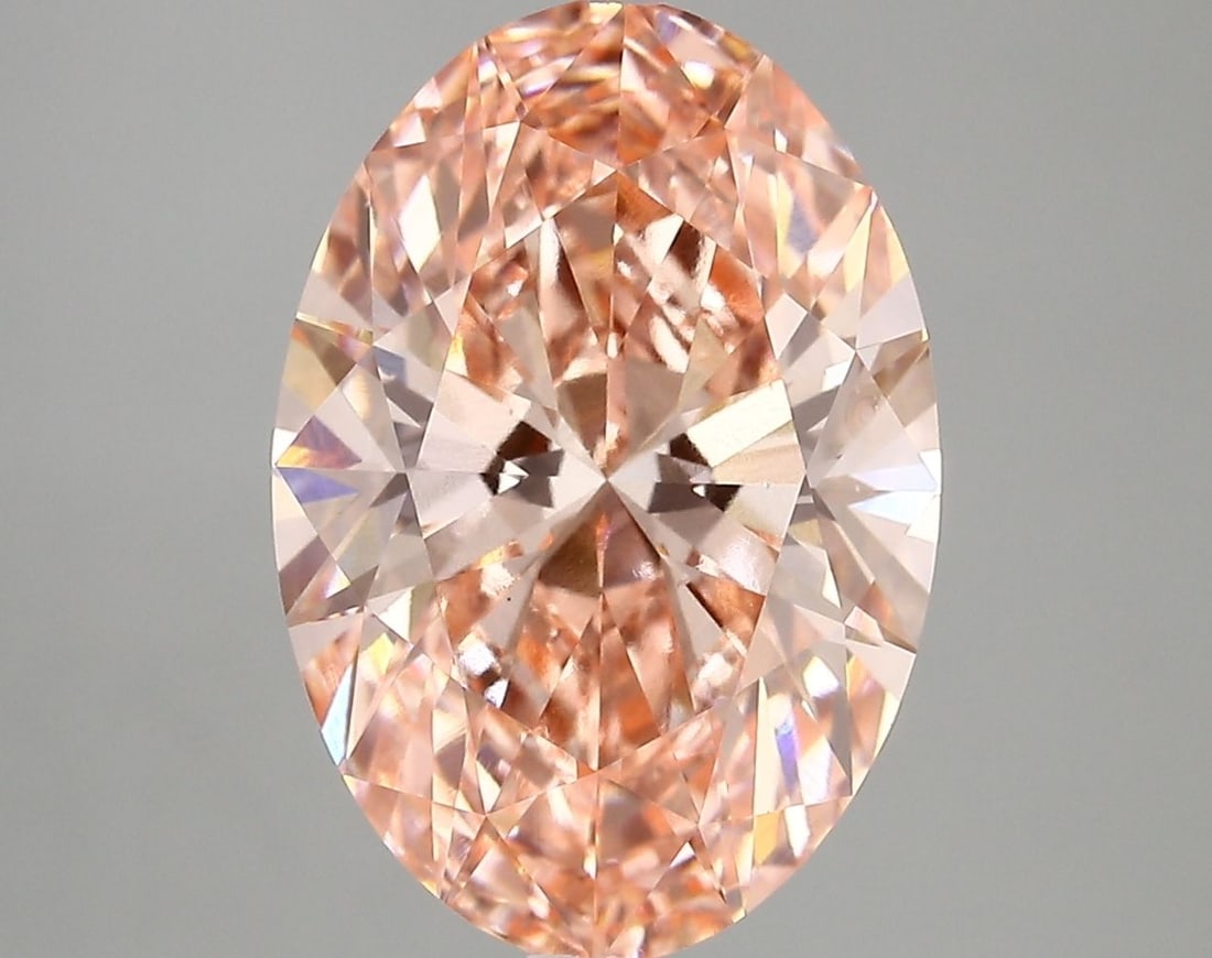 Loose Diamond - OVAL 5.13ct Fancy Vivid Pink VS1: Loose Diamond - OVAL 5.13ct Fancy Vivid Pink VS1 Source: This is a real non-mined Diamond that has been grown in a lab Shape: OVAL Carats: 5.13 Color: Fancy Vivid Pink Certification: IGI Video: