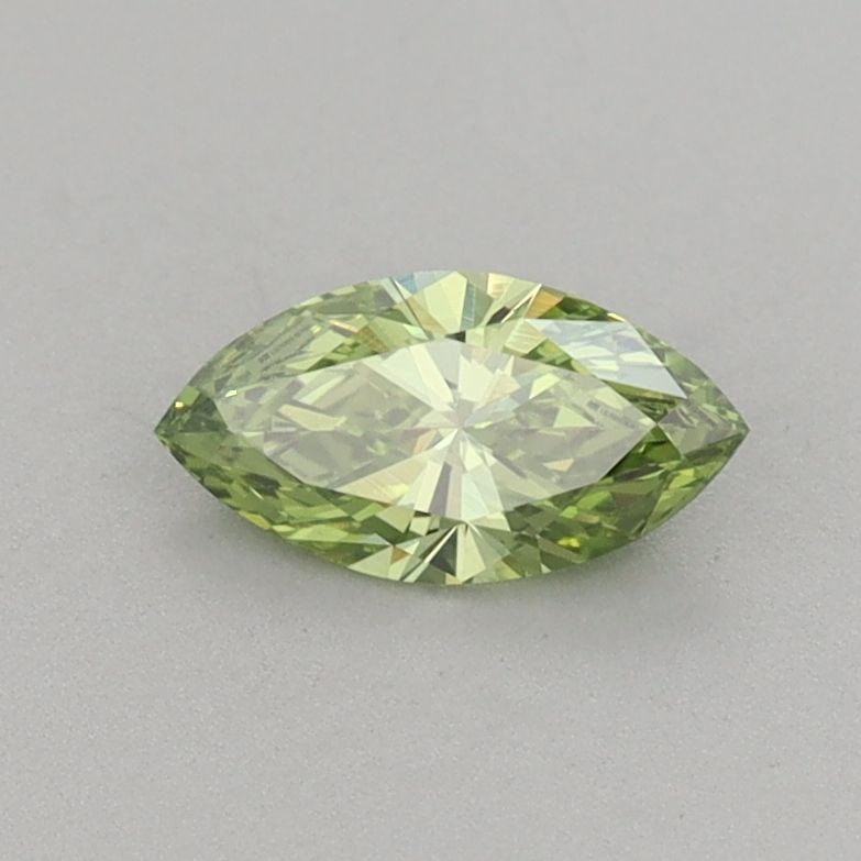 Loose Diamond - MARQUISE 0.43ct Fancy Vivid Green VS1: Loose Diamond - MARQUISE 0.43ct Fancy Vivid Green VS1 Source: This is a real non-mined Diamond that has been grown in a lab Shape: MARQUISE Carats: 0.43 Color: Fancy Vivid Green Certification: IGI Vid