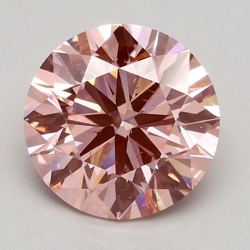 Ideal Loose Diamond - ROUND 2.07ct Fancy Intense Pink SI1: Ideal Loose Diamond - ROUND 2.07ct Fancy Intense Pink SI1 Source: This is a real non-mined Diamond that has been grown in a lab Shape: ROUND Carats: 2.07 Color: Fancy Intense Pink Certification: IGI V