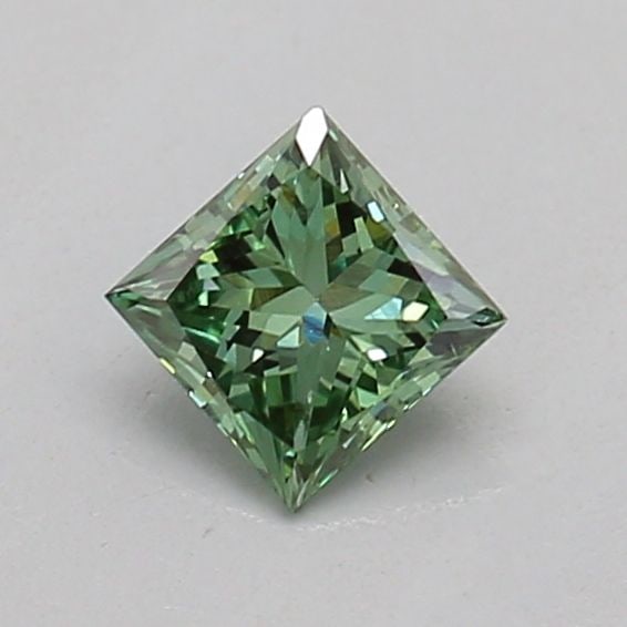Loose Diamond - PRINCESS 0.22ct Fancy Vivid Green VS2: Loose Diamond - PRINCESS 0.22ct Fancy Vivid Green VS2 Source: This is a real non-mined Diamond that has been grown in a lab Shape: PRINCESS Carats: 0.22 Color: Fancy Vivid Green Certification: IGI The
