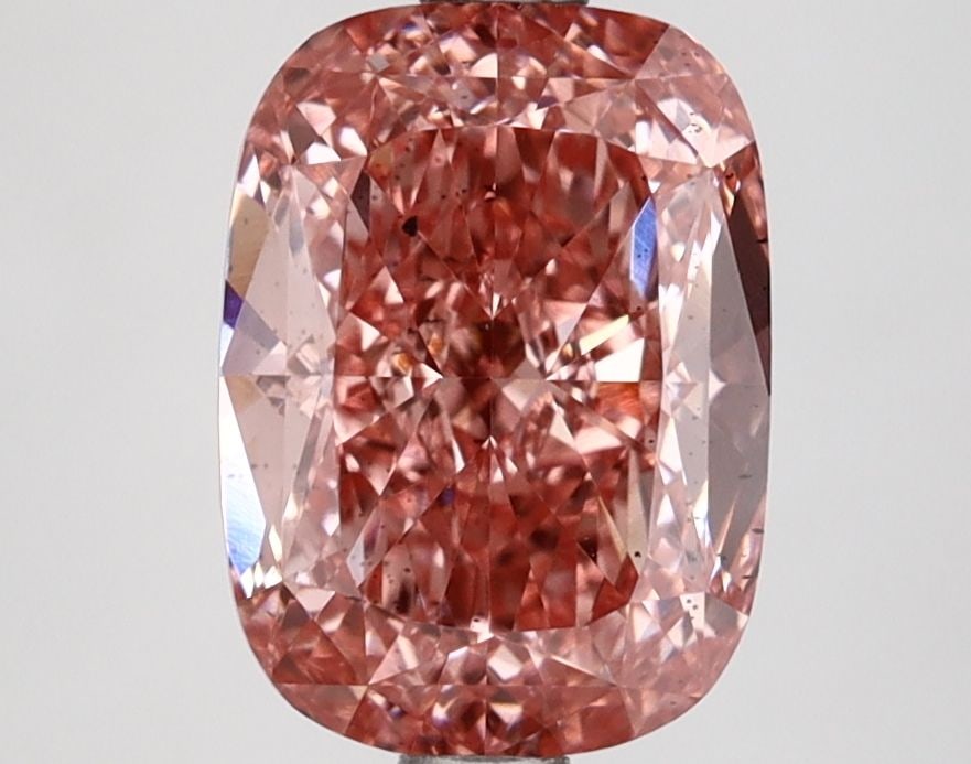 Loose Diamond - CUSHION MODIFIED 2.69ct Fancy Vivid Pink SI1: Loose Diamond - CUSHION MODIFIED 2.69ct Fancy Vivid Pink SI1 Source: This is a real non-mined Diamond that has been grown in a lab Shape: CUSHION MODIFIED Carats: 2.69 Color: Fancy Vivid Pink Certific