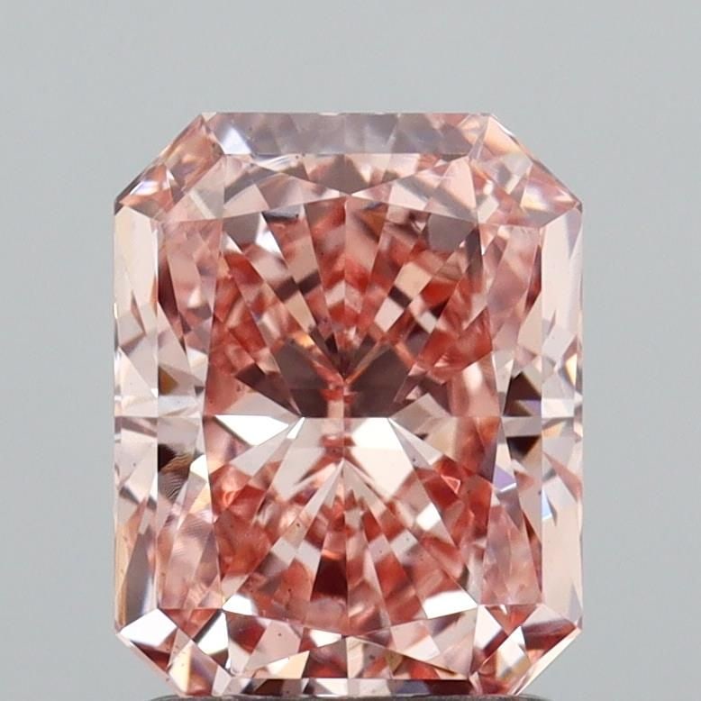 Loose Diamond - RADIANT 1.52ct Fancy Intense Brownish Pink VS2 (1 of 1)