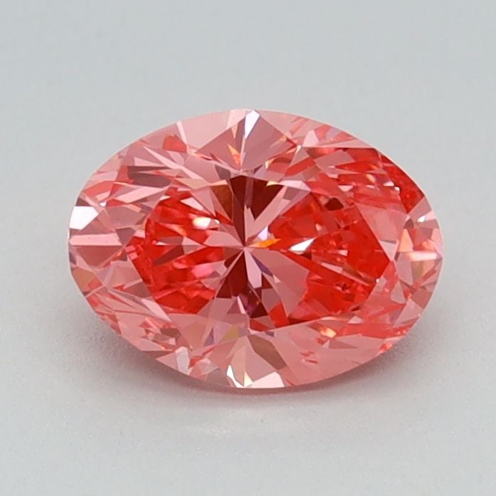 Loose Diamond - OVAL 0.73ct Fancy Vivid Pink VS1: Loose Diamond - OVAL 0.73ct Fancy Vivid Pink VS1 Source: This is a real non-mined Diamond that has been grown in a lab Shape: OVAL Carats: 0.73 Color: Fancy Vivid Pink Certification: IGI Video: