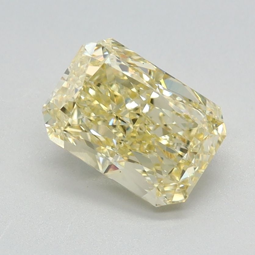 Loose Diamond - RADIANT 1.15ct Fancy Intense Yellow VS1: Loose Diamond - RADIANT 1.15ct Fancy Intense Yellow VS1 Source: This is a real non-mined Diamond that has been grown in a lab Shape: RADIANT Carats: 1.15 Color: Fancy Intense Yellow Certification: IGI